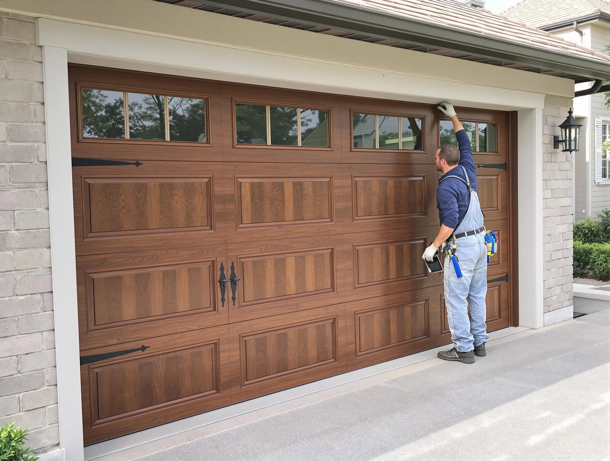 Custom garage door showcase by Dunwoody Garage Door Repair in Dunwoody