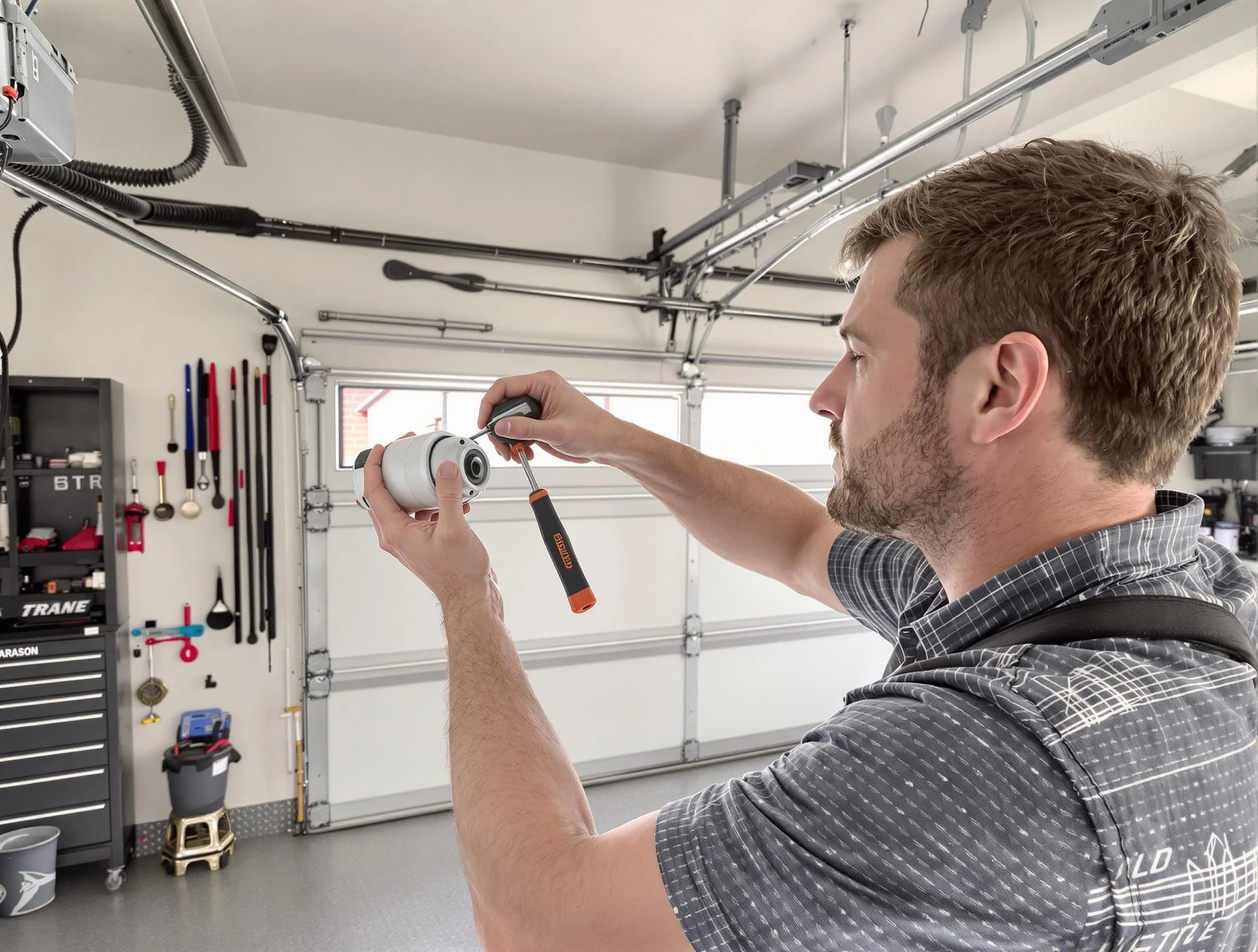 Garage door opener repair service by Dunwoody Garage Door Repair in Dunwoody