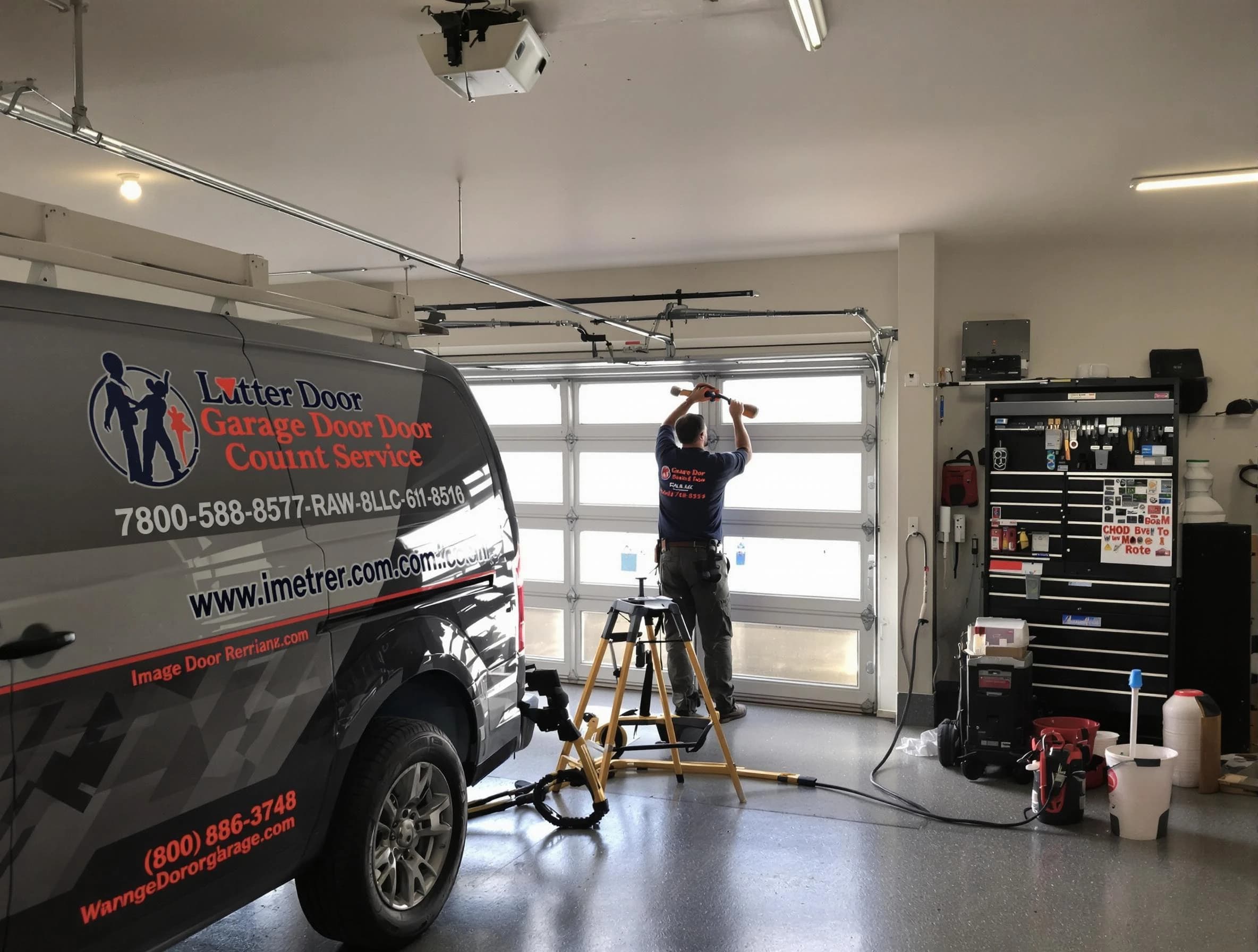 Dunwoody Garage Door Repair rapid response team performing same-day repair in Dunwoody