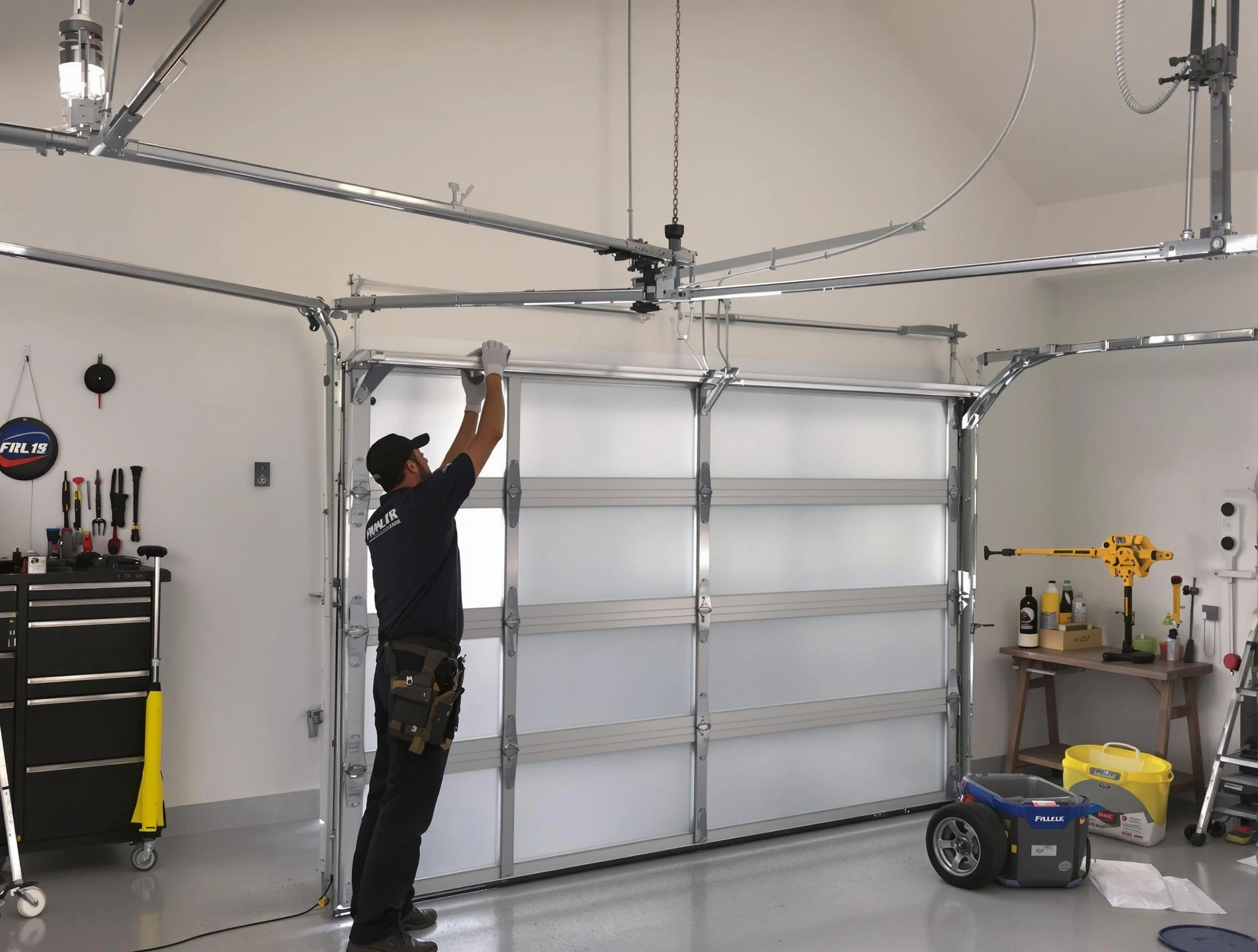 Dunwoody Garage Door Repair certified team performing precision garage door installation in Dunwoody