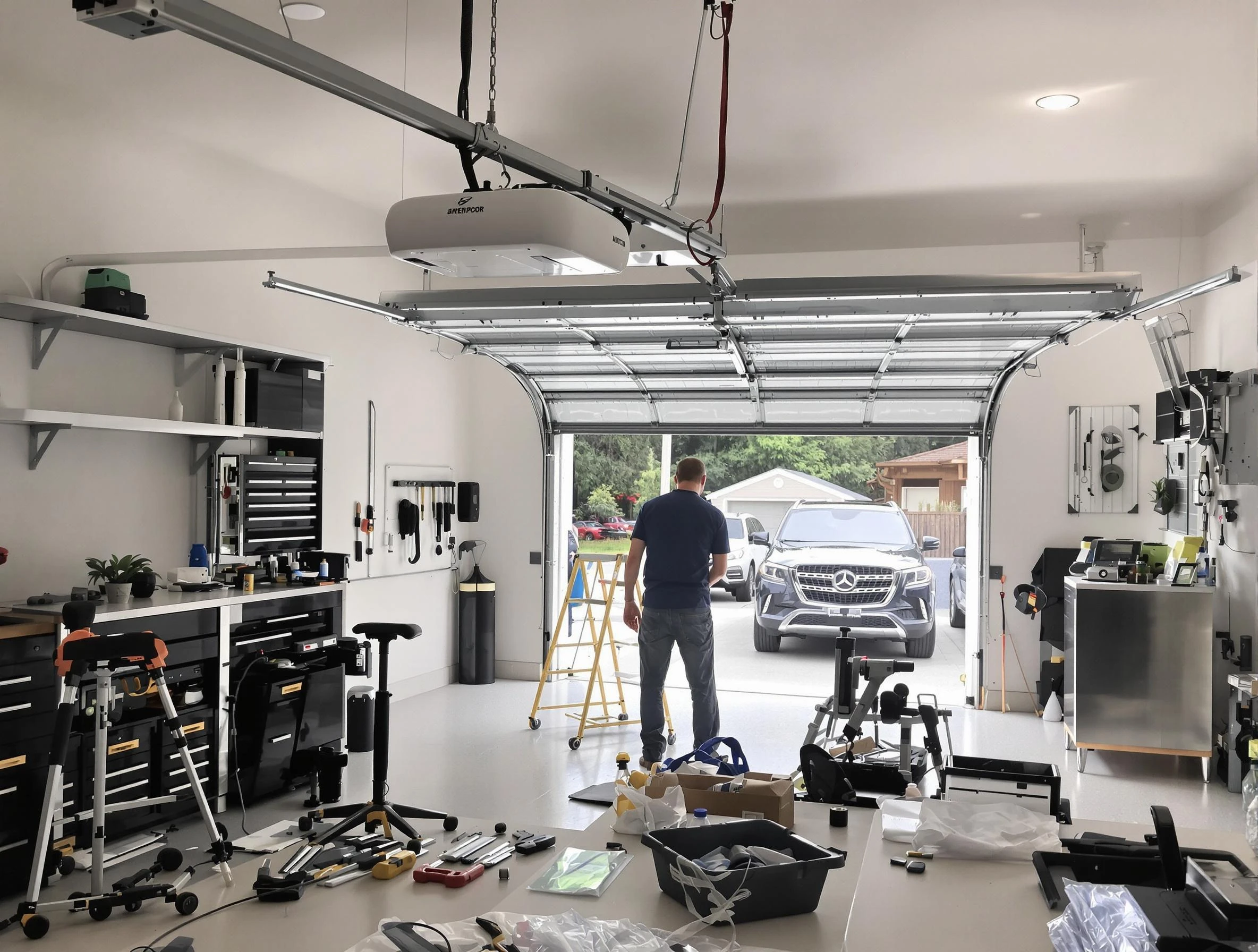 Garage door opener installation by Dunwoody Garage Door Repair in Dunwoody