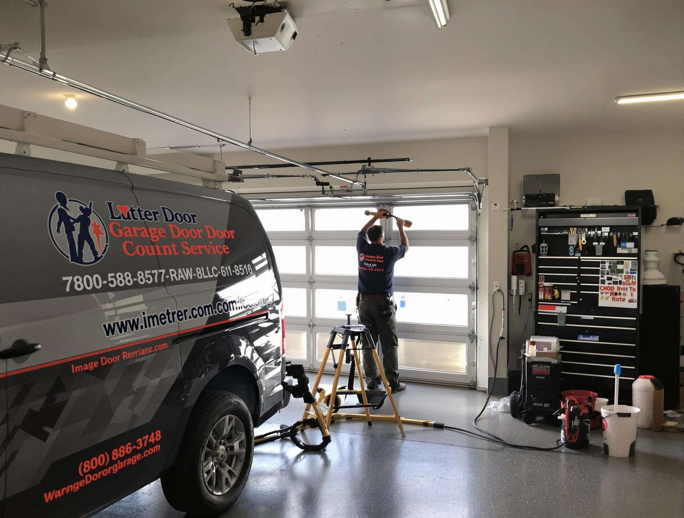 Dunwoody Garage Door Repair rapid response team performing same-day repair in Dunwoody